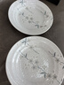 加山陶器古伊燒白繪變櫻花缽高溫釉下彩餐具日本進口飯碗米飯碗湯碗 6.5深盤 曬單實拍圖