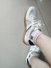 卓詩(shī)尼網(wǎng)面德訓鞋女2025新款夏女鞋透氣薄款復古輕便小白鞋休閑運動(dòng)板鞋 米白色 37 曬單實(shí)拍圖