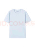 無印良品（MUJI）男式 涼感 薄款天竺編織 T恤 打底衫 25年夏季新品  灰色  L  曬單實拍圖