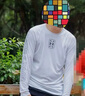 安德瑪（UNDERARMOUR）春夏Baseline男子籃球運動長袖T恤1383398 白色100 L 曬單實拍圖