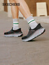 斯凱奇（Skechers）閃穿鞋男鞋夏季透氣舒適休閑健步鞋軟底百搭運(yùn)動跑步鞋 220612 曬單實(shí)拍圖