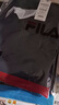 FILA FUSION斐樂(lè )潮牌針織長(cháng)褲男2025夏季新款時(shí)尚寬松收口休閑褲 【女】正黑色-BK M 曬單實(shí)拍圖