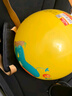 費(fèi)雪（Fisher-Price）兒童玩具球 寶寶小皮球拍拍球22cm(黃色 贈(zèng)打氣筒)生日禮物禮品 曬單實(shí)拍圖