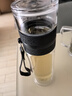 天喜（TIANXI）茶杯玻璃杯雙層茶水分離杯大容量便攜辦公室男士水杯節(jié)日禮物 曬單實(shí)拍圖