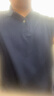 羅蒙【萊賽爾桑蠶絲】短袖t恤男士夏季商務(wù)休閑翻領(lǐng)中青年P(guān)OLO衫男裝 曬單實(shí)拍圖