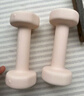Keep 彩色浸塑啞鈴 男女家用家庭健身肌肉塑形手臂輕重量櫻粉 1kg*2 曬單實拍圖