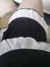 莎倩夏季黑色新款吊帶睡衣女生蕾絲帶胸墊莫代爾棉涼感冰絲家居服套裝 曬單實拍圖