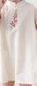 幼歌（YOUGE）寶寶2024新中式江南無袖連衣裙夏季新款超好看女童裙子 杏花白寶寶款 90 cm 曬單實拍圖