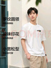 森馬（Semir）短袖T恤男吸濕速干透氣情侶上衣2025潮流印花夏裝109325100228 曬單實拍圖