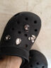 TOOMANYSHOES【趙昭儀同款】你的小熊輕氣球彩色泡泡洞洞鞋外穿涼鞋厚底拖鞋女 黑色（輕氣球款） 20 36/37 曬單實拍圖