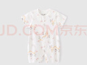 乖奇熊嬰兒衣服夏季薄款寶寶睡衣新生兒短袖連體衣純棉哈衣夏天裝爬爬服 曬單實拍圖
