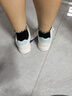 回力（Warrior）蝴蝶刺繡厚底小白鞋女2025新款夏季原創(chuàng)設(shè)計(jì)板鞋女鞋百搭chic鞋子 米粉 38 曬單實(shí)拍圖