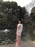 微光里茶歇法式粉色碎花吊帶連衣裙子女夏季2025年新款氣質(zhì)包臀魚尾裙 印花魚尾裙吊帶+開衫M碼80-110斤 曬單實(shí)拍圖