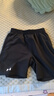 安德瑪（Under Armour）兒童夏季運(yùn)動(dòng)套裝夏款短褲短袖套裝男大童短袖梭織短褲套裝 白T黑短褲 160 曬單實(shí)拍圖