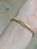 金至尊黃金手鐲女素圈磨砂古法足金鐲子新年禮物計價(jià) 7.33克 曬單實(shí)拍圖