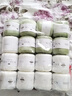 蕾絲線6號(hào)真絲棉線純手工編織玩偶材料包diy鉤針毛線團(tuán)帽子衣服 01乳白 曬單實(shí)拍圖