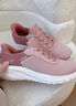 斯凱奇（Skechers）七夕禮物閃穿鞋女鞋一腳蹬網(wǎng)面透氣健步鞋休閑運(yùn)動(dòng)鞋健身鞋117504 曬單實(shí)拍圖