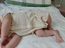 babylove嬰兒短袖連體衣夏季薄款衣服彩棉提花透氣哈衣爬服新生兒寶寶夏裝 曬單實拍圖
