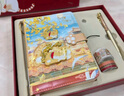 宜甜故宮文創(chuàng)北京旅游紀(jì)念品禮物宮廷貓冰箱貼國風(fēng)手賬禮盒套裝伴手禮12歲女孩高顏值生日禮物女送閨蜜 細(xì)雪【手賬本+冰箱貼+徽章+膠帶+紅色星星筆】 曬單實(shí)拍圖