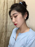 MEXNIA奢侈品飾品純銀耳釘女士小眾設計感耳環(huán)氣質(zhì)大氣520情人節禮物 (玫瑰金色)三角環(huán)繞耳釘 曬單實(shí)拍圖