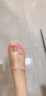 維布倫（VEBLEN）洞洞鞋女夏季透氣戶外旅行防雨涼鞋海邊沙灘拖鞋玫瑰金36 VBL6601 曬單實拍圖