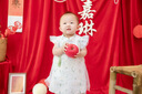 凡獵女童連衣裙夏裝2025新款洋氣兒童國(guó)風(fēng)旗袍公主裙寶寶周歲禮服夏季 曬單實(shí)拍圖