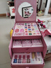 奧智嘉兒童化妝品玩具套裝女孩玩具彩妝口紅眼影指甲油美甲唇膏生日禮物 曬單實(shí)拍圖