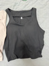 lululemon丨Logo Charm 女士前胸系帶設(shè)計(jì)羅紋背心 LW1EUBS 石墨灰 線上專售 S /6 曬單實(shí)拍圖