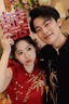 泰勒馬丁紅色旗袍新娘敬酒服2025新款新中式結(jié)婚訂婚回門(mén)禮服出閣服嫁衣 DF101 S 曬單實(shí)拍圖