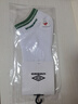 茵寶（Umbro）短襪親膚撞色簡約百搭不易滑落男女同款休閑運(yùn)動襪子 雪花白/榆樹綠 24-26（男款） 曬單實(shí)拍圖