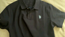 U.S. POLO ASSN.保羅polo衫男夏季商務(wù)休閑t恤男純色短袖男上衣男裝海瀾黑色 L 曬單實(shí)拍圖