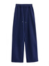 moussy 新品運(yùn)動休閑風(fēng)純色衛(wèi)褲休閑褲女028GAZ80-5050 140海軍藍(lán) 均碼 00020/F 曬單實(shí)拍圖
