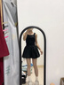 FOX.G新品黑色連衣裙裙子女夏季衣服女裝2025新款小個(gè)子法式純欲吊帶裙 黑色無袖吊帶蓬蓬連衣短裙 M 【建議100斤以內(nèi)】 曬單實(shí)拍圖
