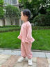 幼歌（YOUGE）嬰幼兒甜美小兔柔軟休閑套裝寶寶2025新款可愛上衣褲子 粉色衛(wèi)褲 （66-90兩用襠） 90 cm 曬單實(shí)拍圖