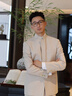吉約蒙中山裝男香檳色新中式西服套裝新郎結婚禮服灰色國風(fēng)西裝套裝 香檳色【上衣+褲子】 48 曬單實(shí)拍圖