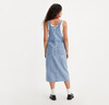 Levi's【商場(chǎng)同款】李維斯女士時(shí)尚百搭牛仔背帶連衣裙 藍(lán)色 M 曬單實(shí)拍圖