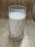 津盼夏季玻璃杯加厚水果茶杯子冰美式咖啡杯果汁杯冷飲料杯早餐牛奶杯 棱紋款 曬單實(shí)拍圖