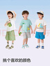 巴拉巴拉童裝男童短袖套裝兒童兩件套寶寶衣服2025夏裝撞色潮208225119111 曬單實(shí)拍圖