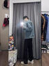 Cebrodz法國 牛仔褲男復(fù)古美式vibe秋冬微喇高街褲子男水洗修身直筒男褲 黑色 2XL 曬單實拍圖