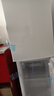 奧克斯128升雙開門兩門二門養(yǎng)鮮珍珠白冰箱小戶型小型家用電冰箱迷你租房辦公室節(jié)能冰箱BCD-128K153L 曬單實拍圖