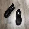 Jeep吉普休閑皮鞋男夏季新款透氣真皮一腳蹬懶人鞋軟底英倫風(fēng)豆豆鞋男 黑色 【標(biāo)準(zhǔn)皮鞋碼】 41 曬單實(shí)拍圖