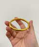 中國黃金（CHINA GOLD）盤纏金黃金轉(zhuǎn)運(yùn)珠足金碎金幾兩三角碎金子隔片DIY配件生日禮物 【古法碎金子】約0.03g-約4mm 三顆碎金子 無繩 曬單實(shí)拍圖