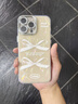 品盟（PISMEXOK）【自帶鏡頭膜】適用于蘋果iphone16/15promax手機殼秋冬感貝殼紋珍珠蝴蝶保護套創(chuàng)意少女款外 【蝴蝶結(jié)+手掛繩】自帶鏡頭膜 iPhone 16 Pro Max 曬單實拍圖
