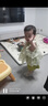 G.DUCKKIDS童裝女童夏裝套裝兒童衣服夏天花朵吊帶上衣休閑裝女寶寶運動裝夏 蕾絲花苞綠色 80 尺碼7-11月(建議寶寶75-85cm)c 曬單實拍圖