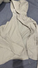無(wú)印良品（MUJI）女式 防紫外線(xiàn)涼感輕量拉鏈連帽衫 衣服女款外套防曬 淺銀灰色 S (155/80A) 曬單實(shí)拍圖