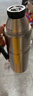 膳魔師（THERMOS）保溫杯男女不銹鋼水杯戶(hù)外旅行車(chē)載便攜大容量露營(yíng)杯子TSK2系列 不銹鋼色保溫壺 1200ml 曬單實(shí)拍圖