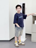 班尼路童裝男童牛仔短褲兒童褲子夏季薄款2025年新款青少年寬松潮流夏褲 淺藍BNL藍綠星標X 110 【推薦體重30-37斤】 曬單實(shí)拍圖