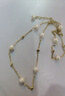 QUAMER老鳳凰金店款滿天星珍珠項(xiàng)鏈渡14K金轉(zhuǎn)運(yùn)珠鎖骨鏈年新款輕奢小眾 滿天星單層珍珠項(xiàng)鏈14K金 曬單實(shí)拍圖