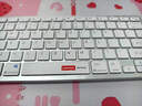 聯(lián)想（Lenovo）無線鍵盤無線藍牙鍵盤可充電輕薄便攜商務辦公無線鍵鼠套裝電腦平板mac通用輕音短款剪刀腳鍵盤 銀白色-鍵鼠套裝【共用接收器】 無線2.4G+藍牙 曬單實拍圖