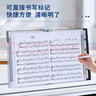 得力（deli）20張40頁可書寫資料冊 可分類琴譜夾學生課外鋼琴曲譜夾 吉他古箏譜夾子五線譜夾 PM323-40 黑色 曬單實拍圖